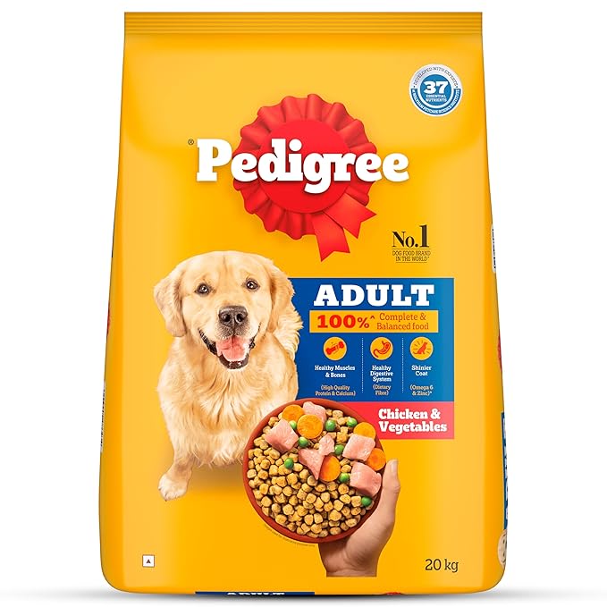 Pedigree Adult Chicken & Vegetables Dog Dry Food