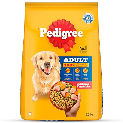 Pedigree Adult Chicken & Vegetables Dog Dry Food