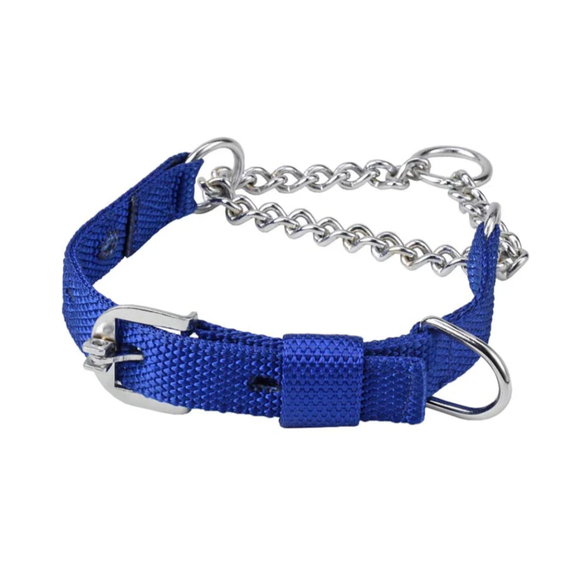 Nylon and Steel Chain Choke Collar