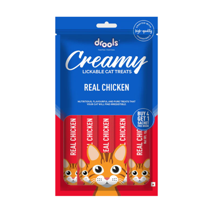 Drools Creamy Real Chicken 5 Sticks Cat Treats