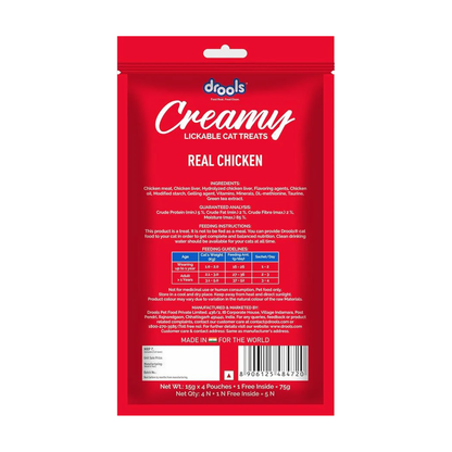 Drools Creamy Real Chicken 5 Sticks Cat Treats
