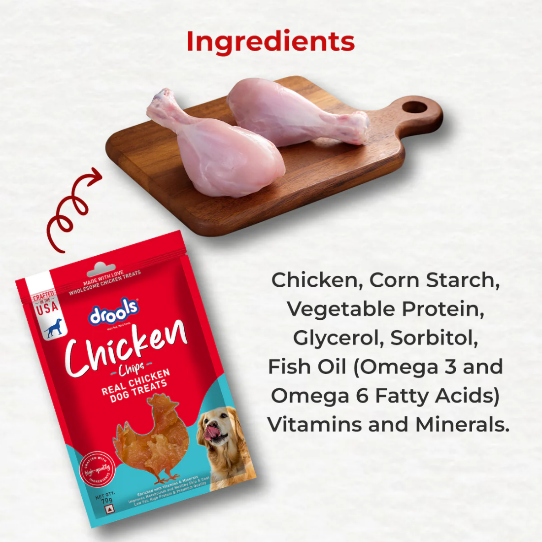 Drools Chicken Chips Dog Treats