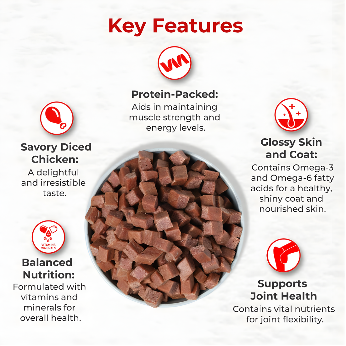 Drools Chicken Diced Dog Treats