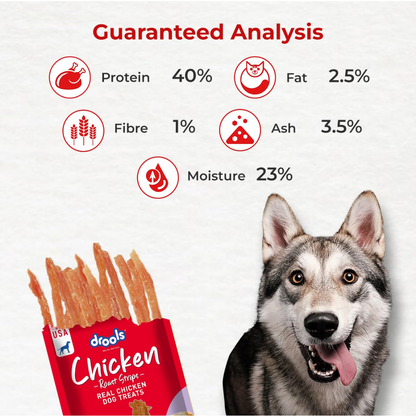 Drools Chicken Roast Strips Dog Treats