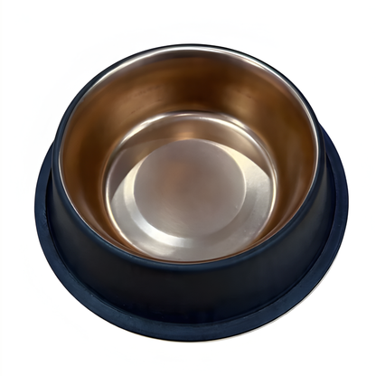 Premium Copper-Finish Pet Bowl