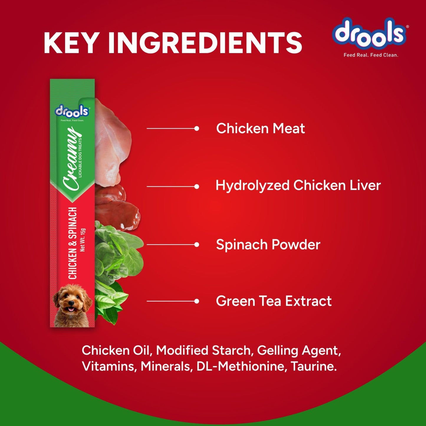 Drools Dog Treats Creamy Chicken & Spinach