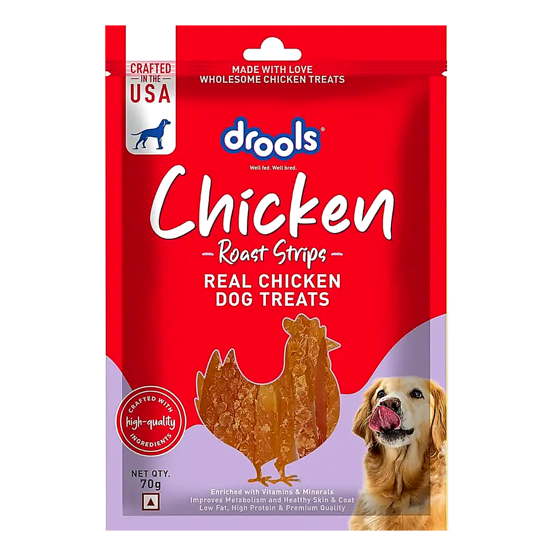 Drools Chicken Roast Strips Dog Treats