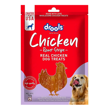 Drools Chicken Roast Strips Dog Treats