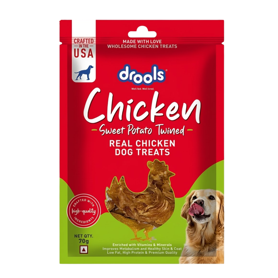 Drools Chicken and Sweet Potato Twined Dog Treats
