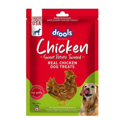 Drools Chicken and Sweet Potato Twined Dog Treats