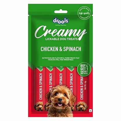 Drools Dog Treats Creamy Chicken & Spinach