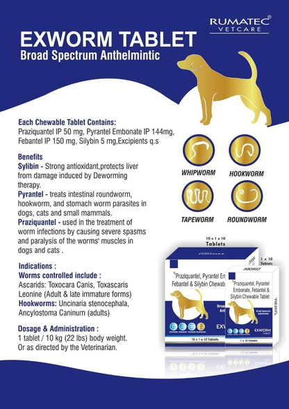 Exworm Deworming Tab