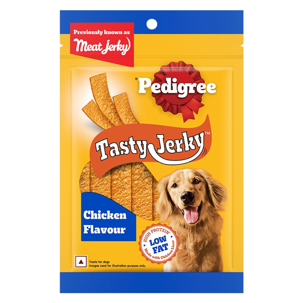 Pedigree Chicken & Liver Flavour Tasty Jerky - 70g - image 1