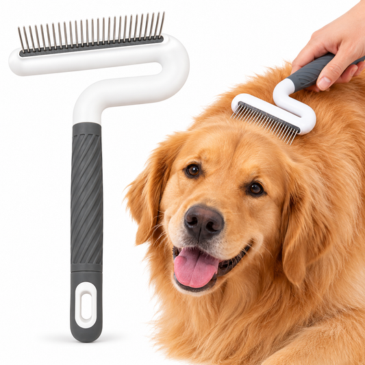 Dog Slicker Grooming Brush with Metal Pins