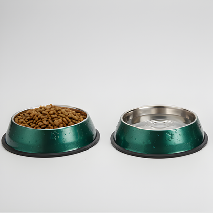 Metallic Stainless Steel Bowl