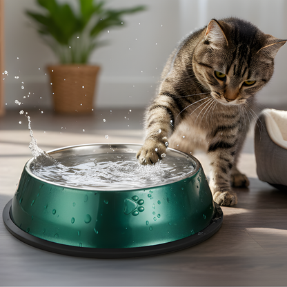 Metallic Stainless Steel Bowl