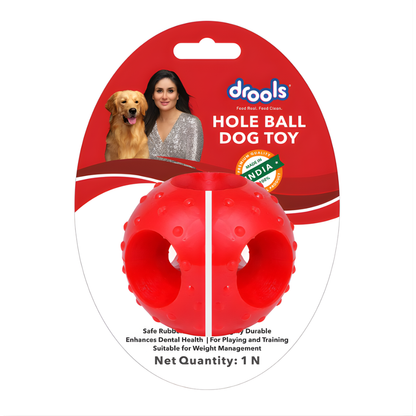 Drools Hole Ball Dog Toy