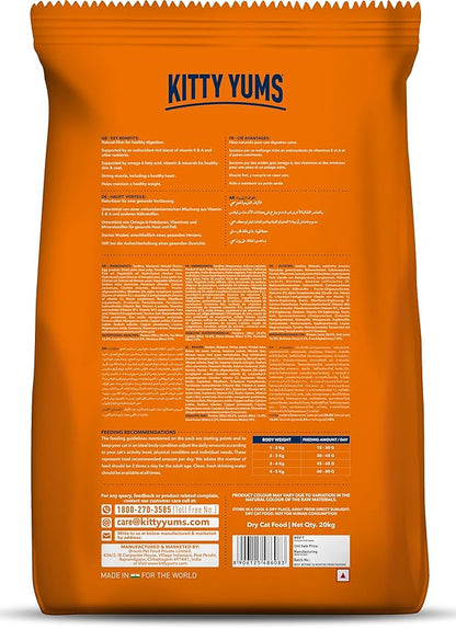 Kitty Yums Ocean Fish Adult Cat Dry Food