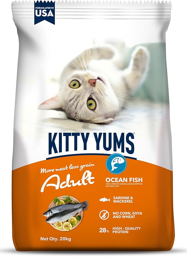 Kitty Yums Ocean Fish Adult Cat Dry Food