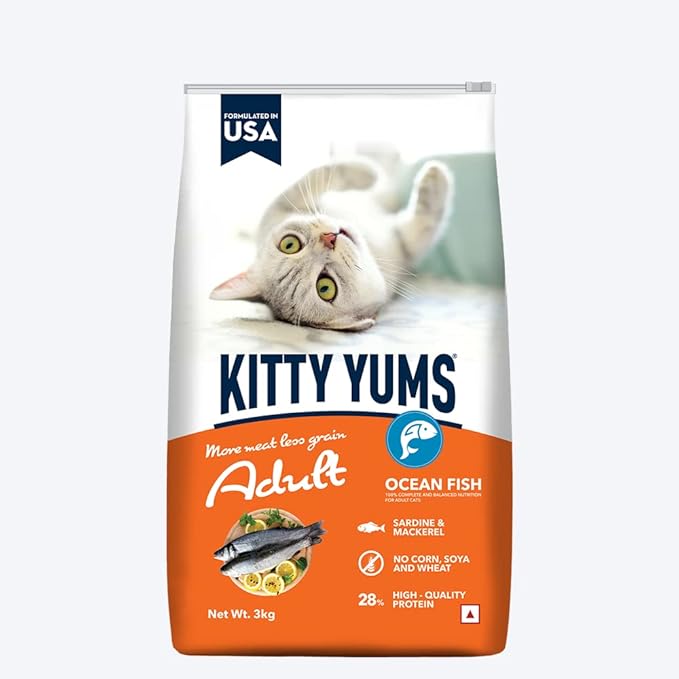 Kitty Yums Ocean Fish Adult Cat Dry Food