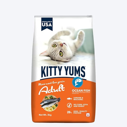 Kitty Yums Ocean Fish Adult Cat Dry Food