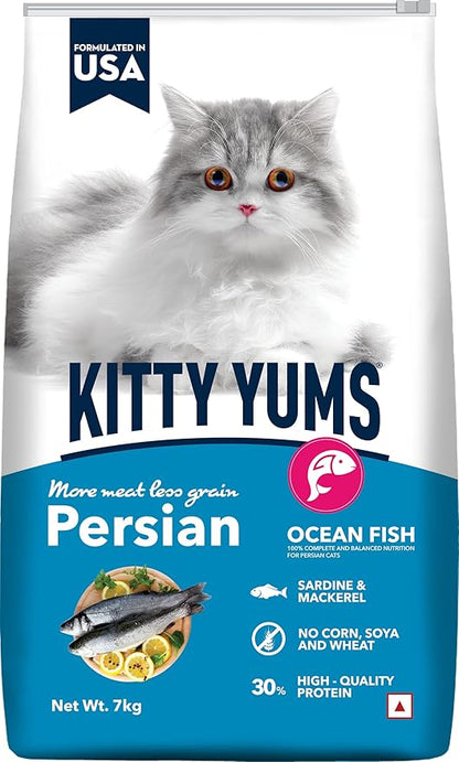 Kitty Yums Ocean Fish Persian Cat Dry Food