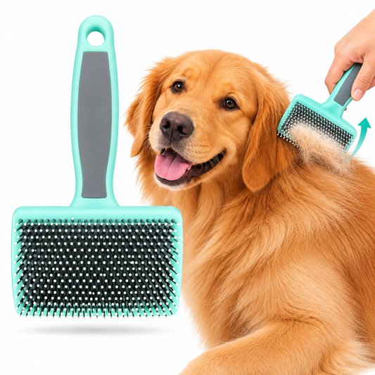 Pet Slicker Grooming Brush for Dogs & Cats