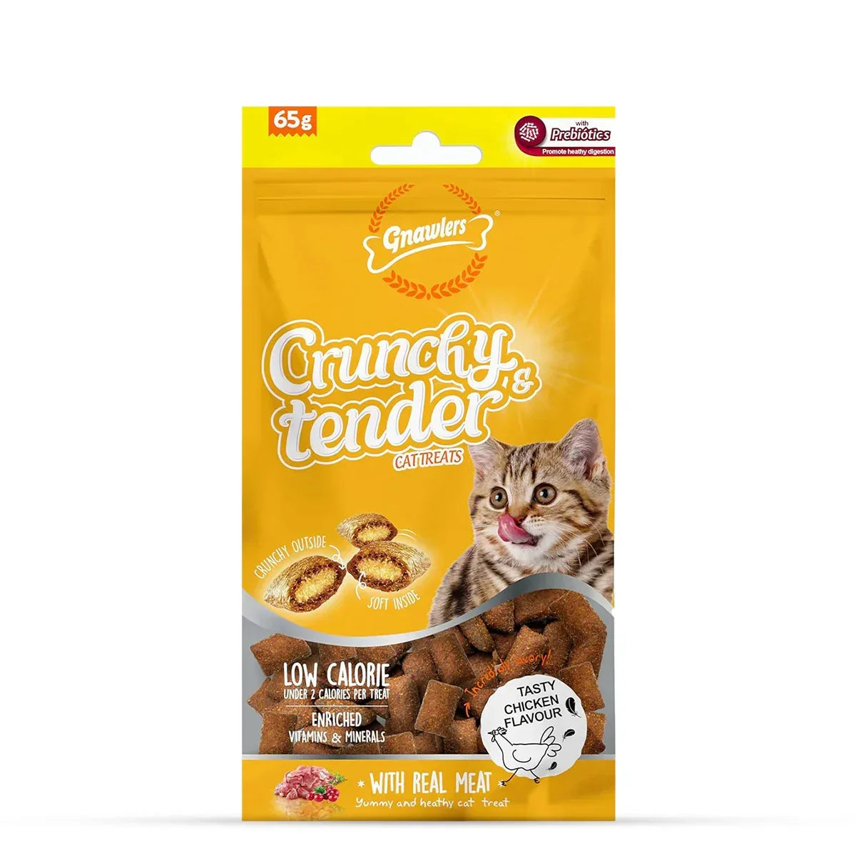 Gnawlers Crunchy & Tender Chicken Flavour - 65g - image 1
