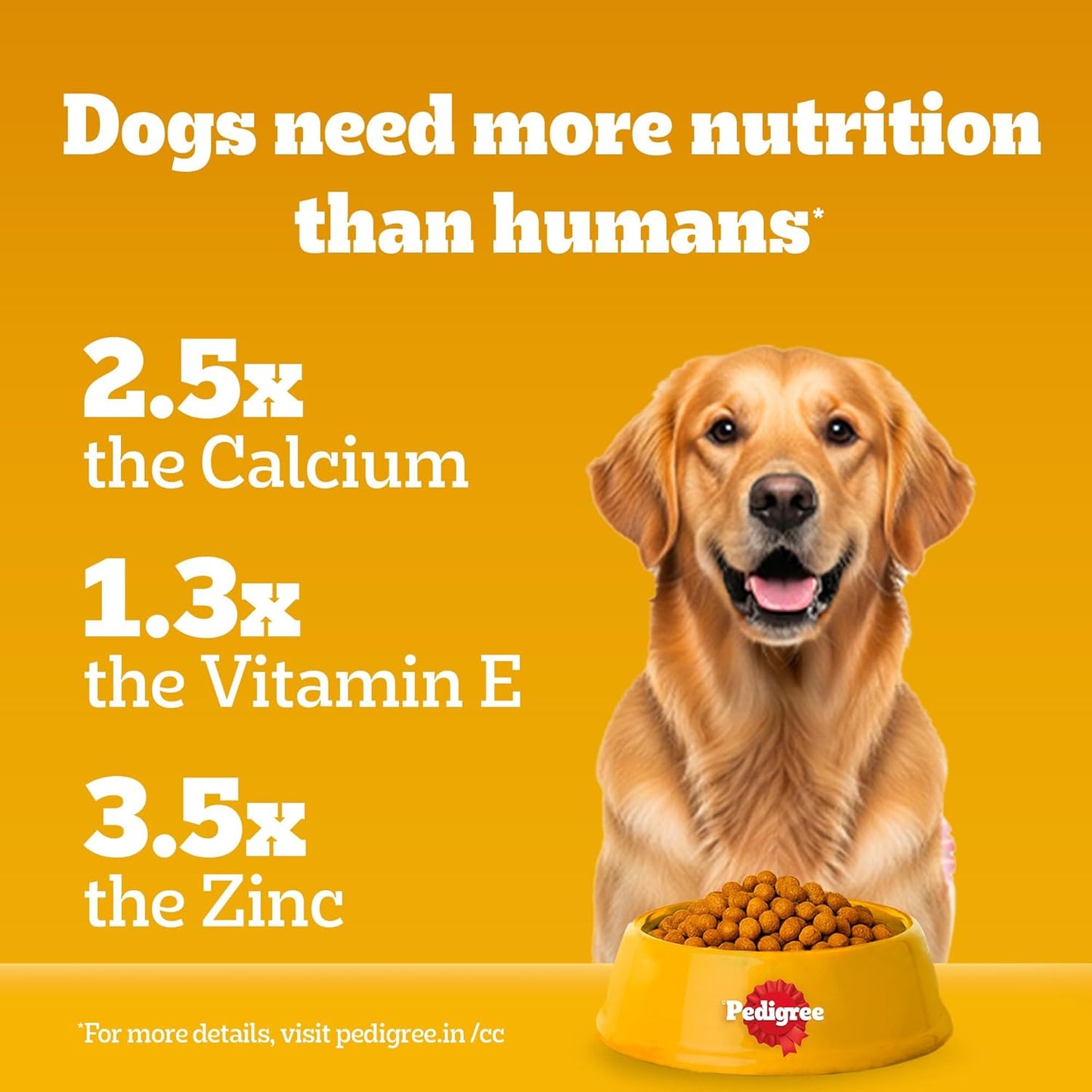 Pedigree 100% Vegetarian Adult & Puppy Dog Dry Food