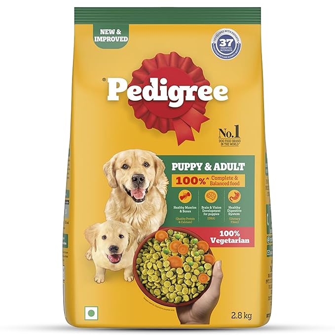 Pedigree 100% Vegetarian Adult & Puppy Dog Dry Food