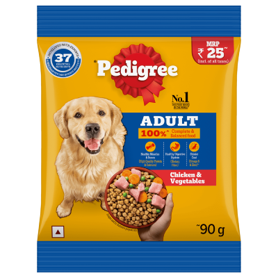 Pedigree Adult Chicken & Vegetables Dog Dry Food