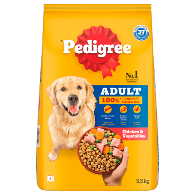 Pedigree Adult Chicken & Vegetables Dog Dry Food