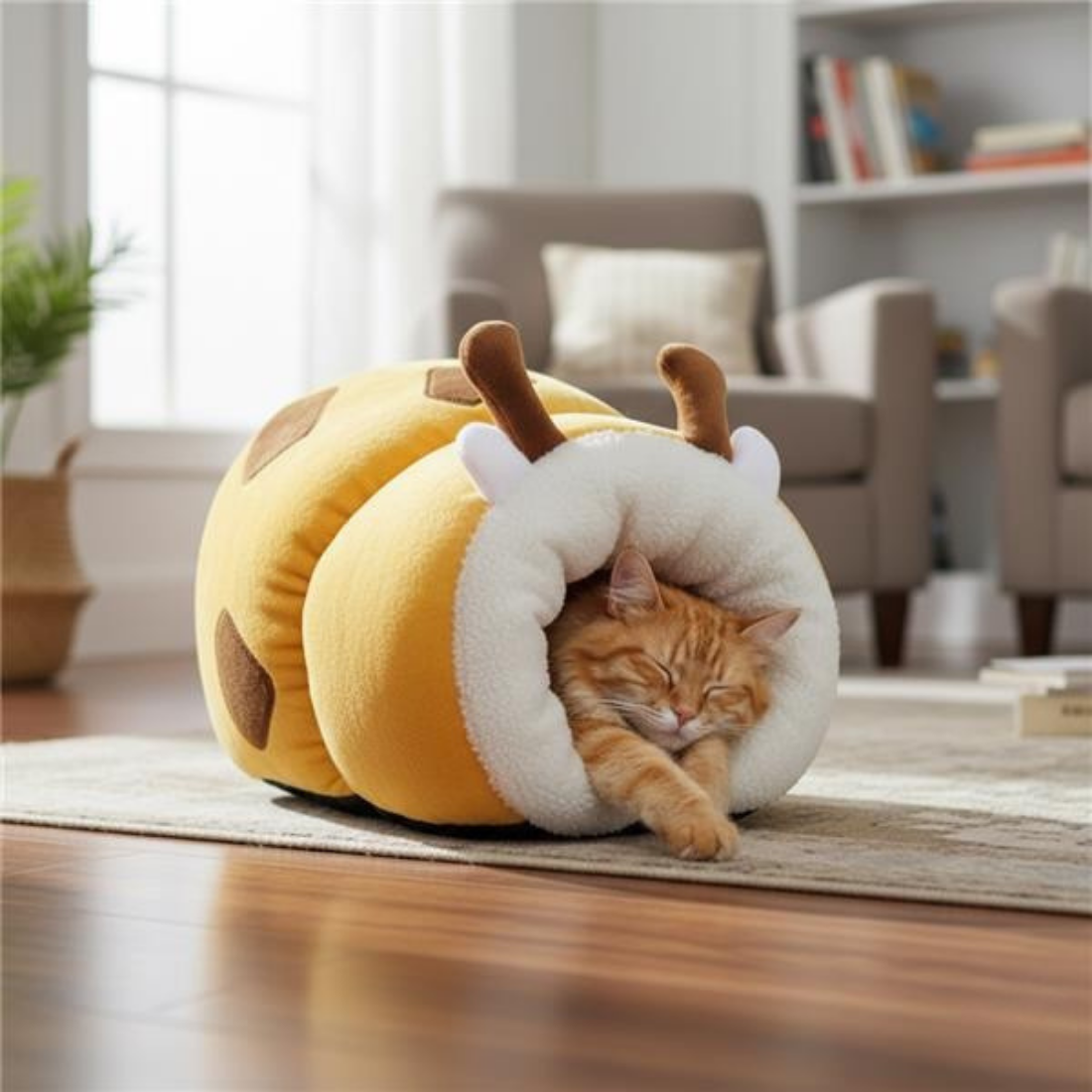 Cozy Giraffe Pet House & Bed