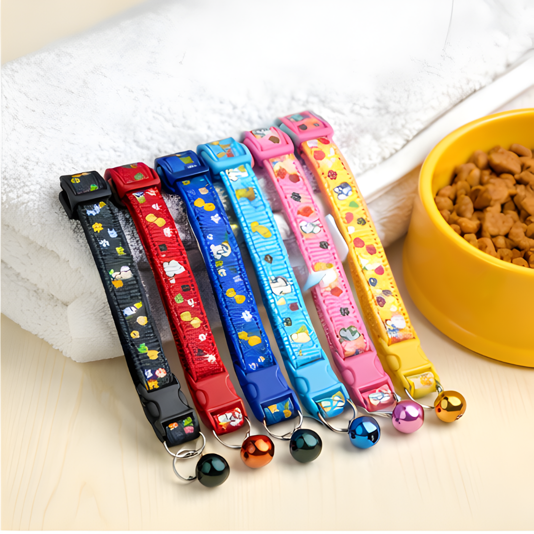 Patterned Nylon Pet Collars - 0.5Inch