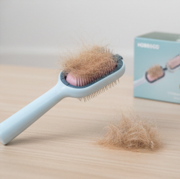 Self-Cleaning Pet Hair Removal Grooming Brush & Slicker Comb