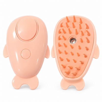 Pet Grooming Brush for Cats and Dogs – Peach