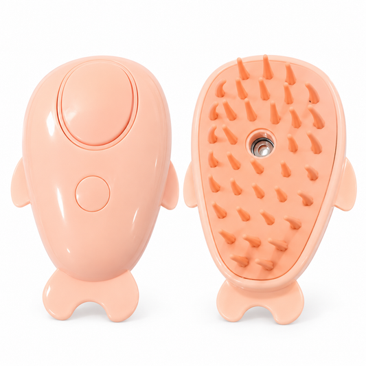 Pet Grooming Brush for Cats and Dogs – Peach