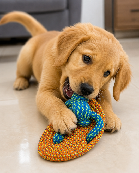 HobbsGo Braided Rope Tug Toy for Dogs – Interactive Chew & Pull Toy