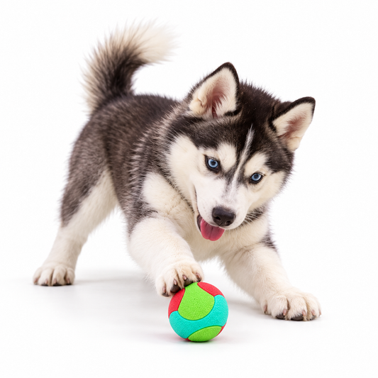 Colorful Textured Pet Play Ball Toy for Dogs