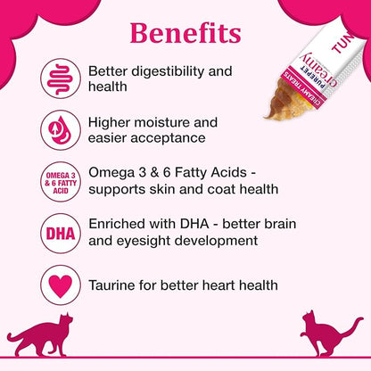 PurePet Creamy Tuna & Bonito 5 Sticks Cat Treats