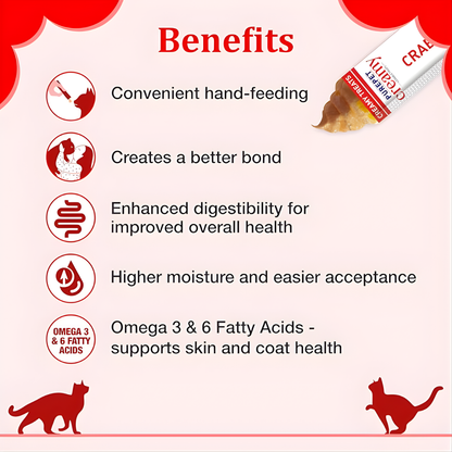 PurePet Creamy Crab & Chicken 5 Sticks Cat Treats