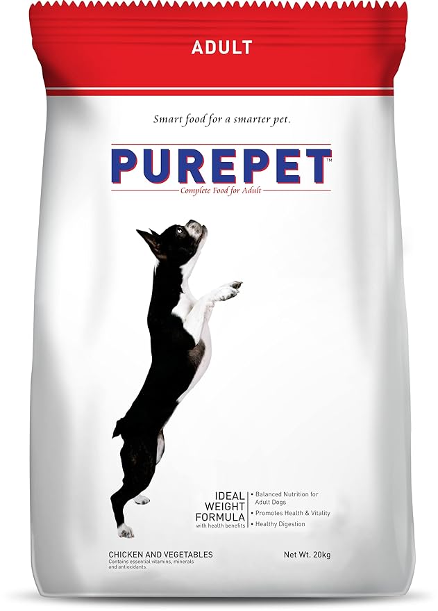 Purepet Adult Chicken & Vegetable Dog Dry Food