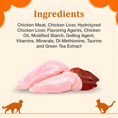 PurePet Creamy Real Chicken 5 Sticks Cat Treats