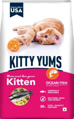 Kitty Yums Ocean Fish Kitten Dry Food
