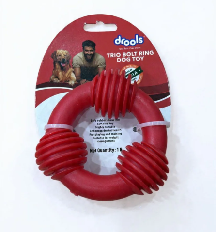 Drools Trio Bolt Ring Dog Toy