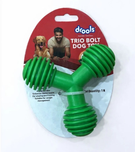 Drools Trio Bolt Dog Toy