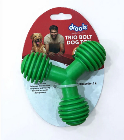 Drools Trio Bolt Dog Toy