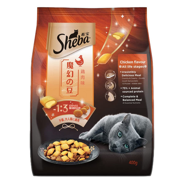 Sheba Kitten & Adult Chicken Cat 400gm