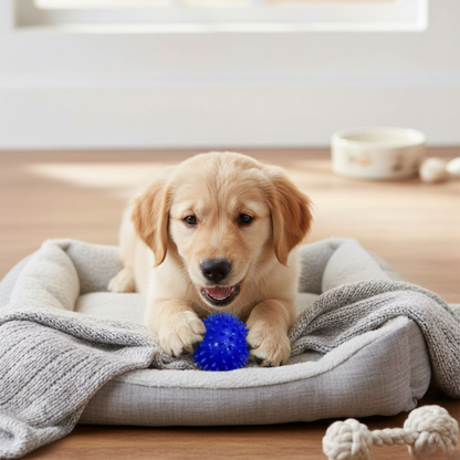 Durable Bright Colored Spiked Dog Ball