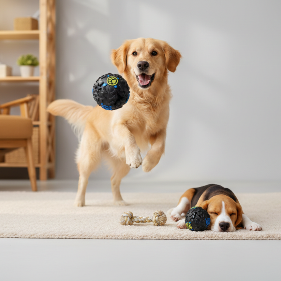 Sound Ball – Interactive Squeaky Dog Toy